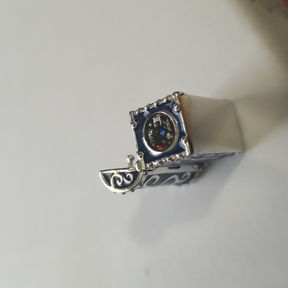 Sterling Silver Treasure Box Bead (Brand Nina) - Picture 6 of 10